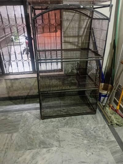 3 section heavy duty cage for birds and hens