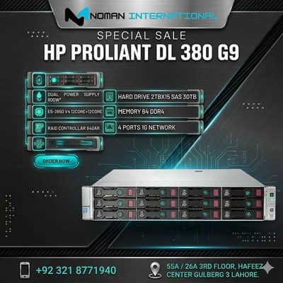 HP ProLiant DL380 Gen9 Server