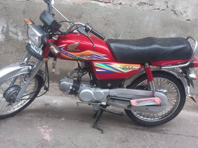 honda cd 70 urgent sale