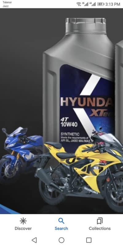 Hyundai Xteer 10w40 fully synthetic