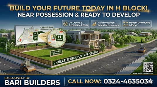 Golden Investment Opportunity: 5 Marla Plot in H-Block!