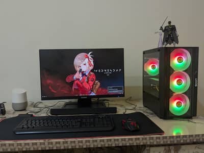 Full Gaming Setup | core i7-3770 | 16gb ram | 128+750gb | Rx 570 4gb