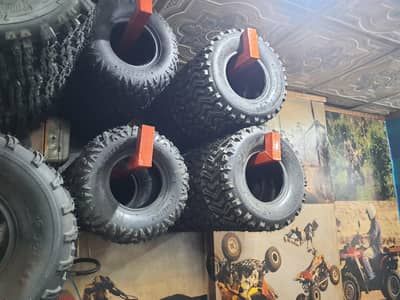 Brand new tyre Atv quad 4 wheels delivery all Pakistan
