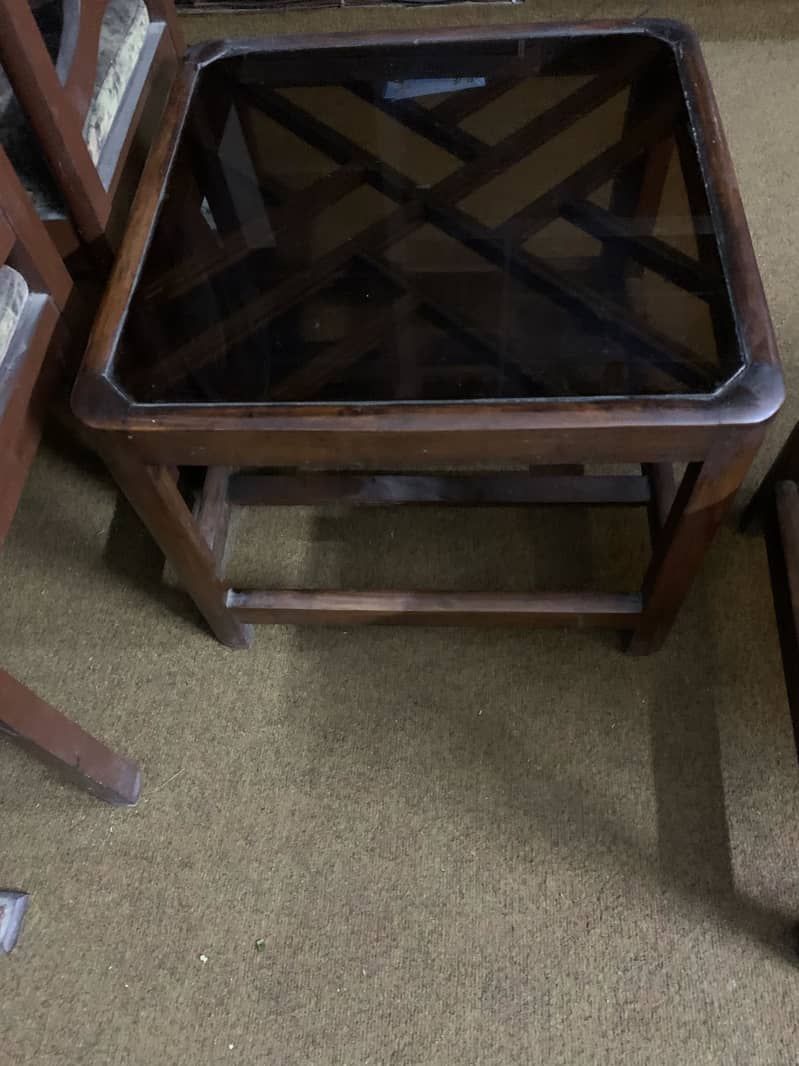 Table set with 2 side table 9