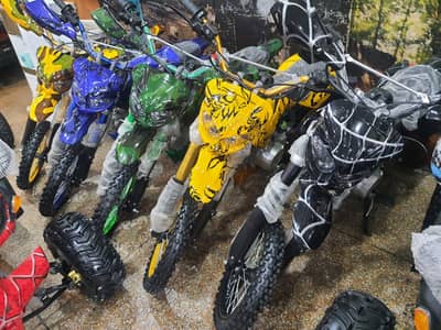 50cc sports dert bike self and kick fuel engine delivery all Pakistan