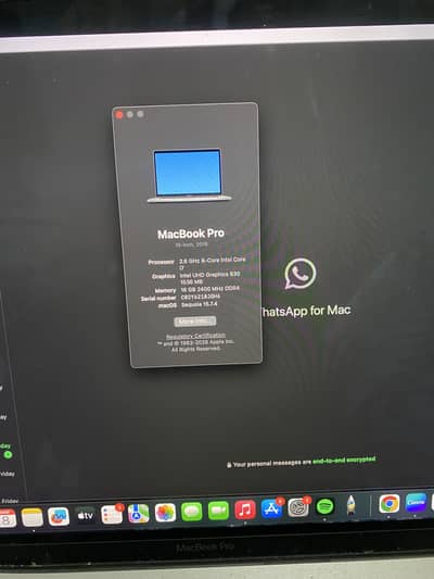 Macbook Pro 2018 1TB Core i-7