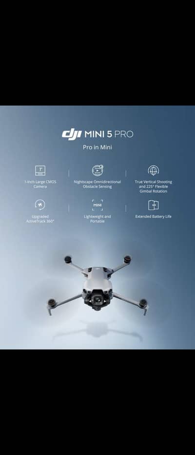 DJI mini 5 pro fly more combo plus box pack