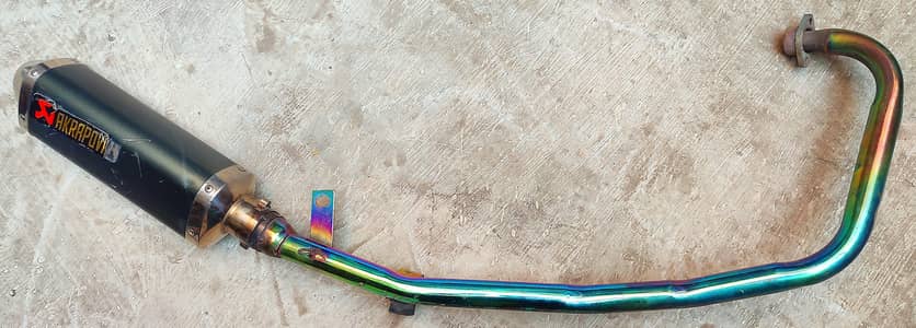 Akraprovik complete Exhaust  with bend for sale