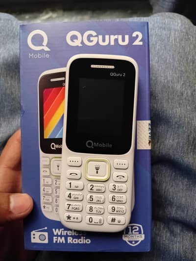 Qmobile qguru 2 full box full warranty just box open