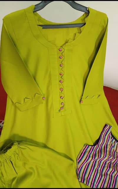 Eid Dress 3 Piece Pure Cotton Fabric in Rs 3,499