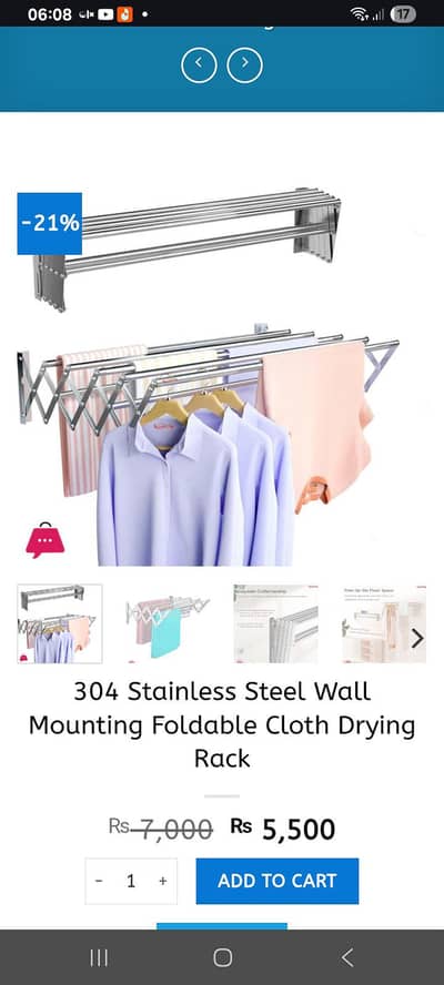 wall dry cloth hanging stand