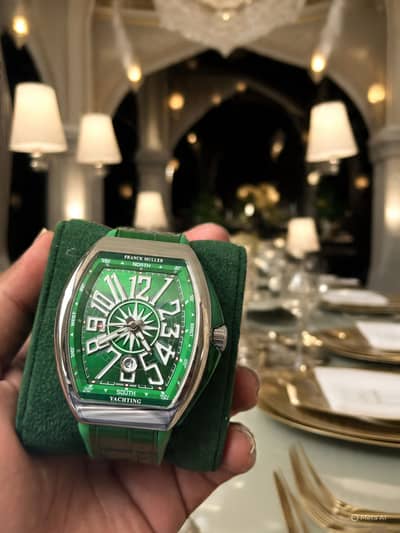 Luxury Men’s Watch Green Dial | Franck Muller Style