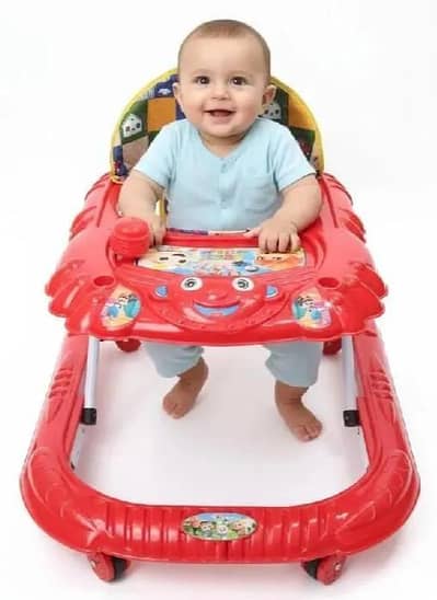 BABY WALKER 6 BIG WHEEL WITH IRON FRAME FREE HOME DELIVERY