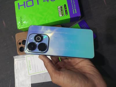 Infinix hot 40i (8+8)Gb (128)Gb with box contact 03100044654