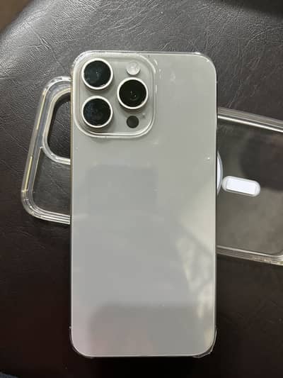 Iphone 15 pro max (jv non pta) with original box and charger