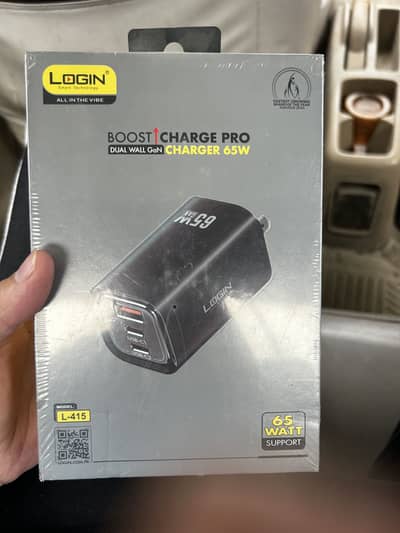 Login GaN charger 65w (watt)