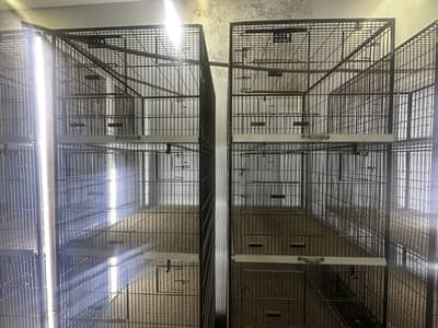 Cage (4-floors cages)for birds. Love birds cage