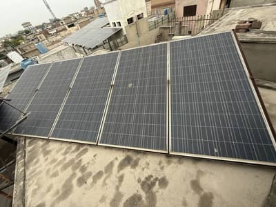  5x Suntech 300W Solar Panels with Structure – 100% Working Condition