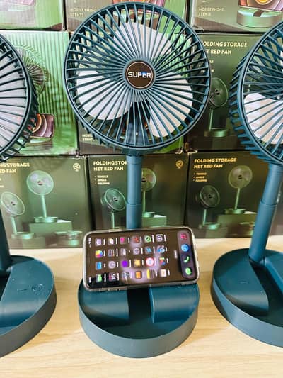 Rechargeable Portable Telescopic Folding Table Fan