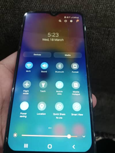 Samsung A20 with Complete accessories