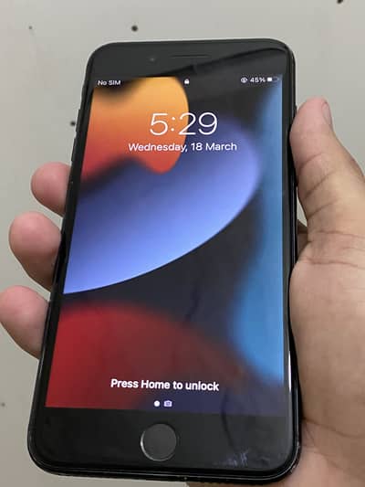 Iphone 7plus 128 GB PTA approved jet black