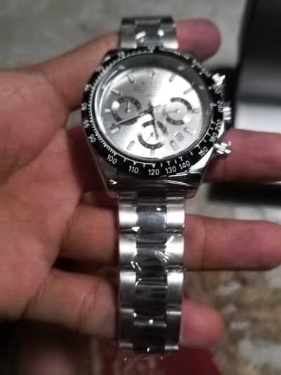 Rolex Oyster Silver Black Dial