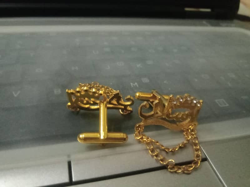 Name Cufflink Studs 2