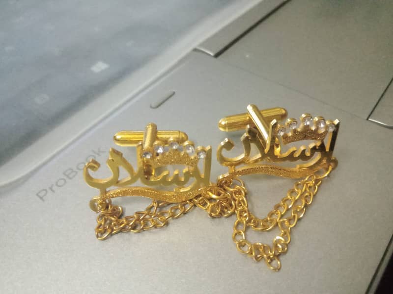 Name Cufflink Studs 13
