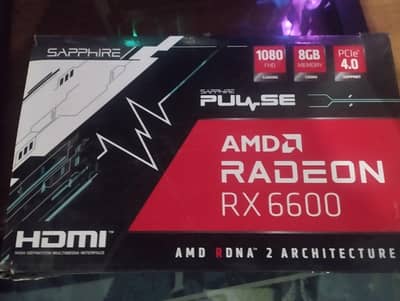 RX 6600 Sapphire pulse ( read description)