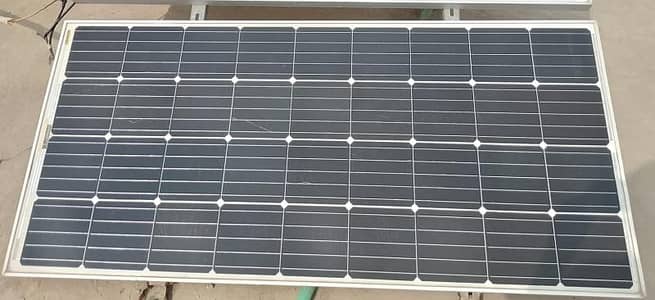 1 solar plate (185watt) with 2 wall fans ( 12 volt) and new cotroller