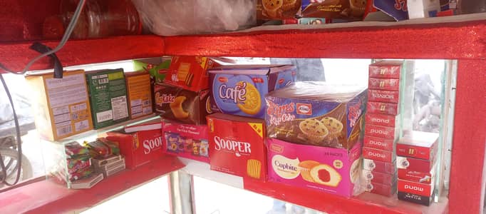 thela for sale new condition with confectionery item