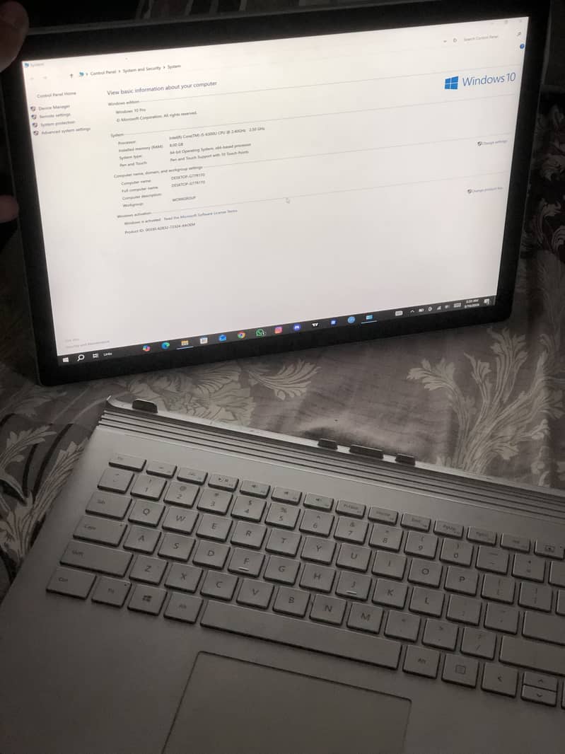 Microsoft Surface book 1 0