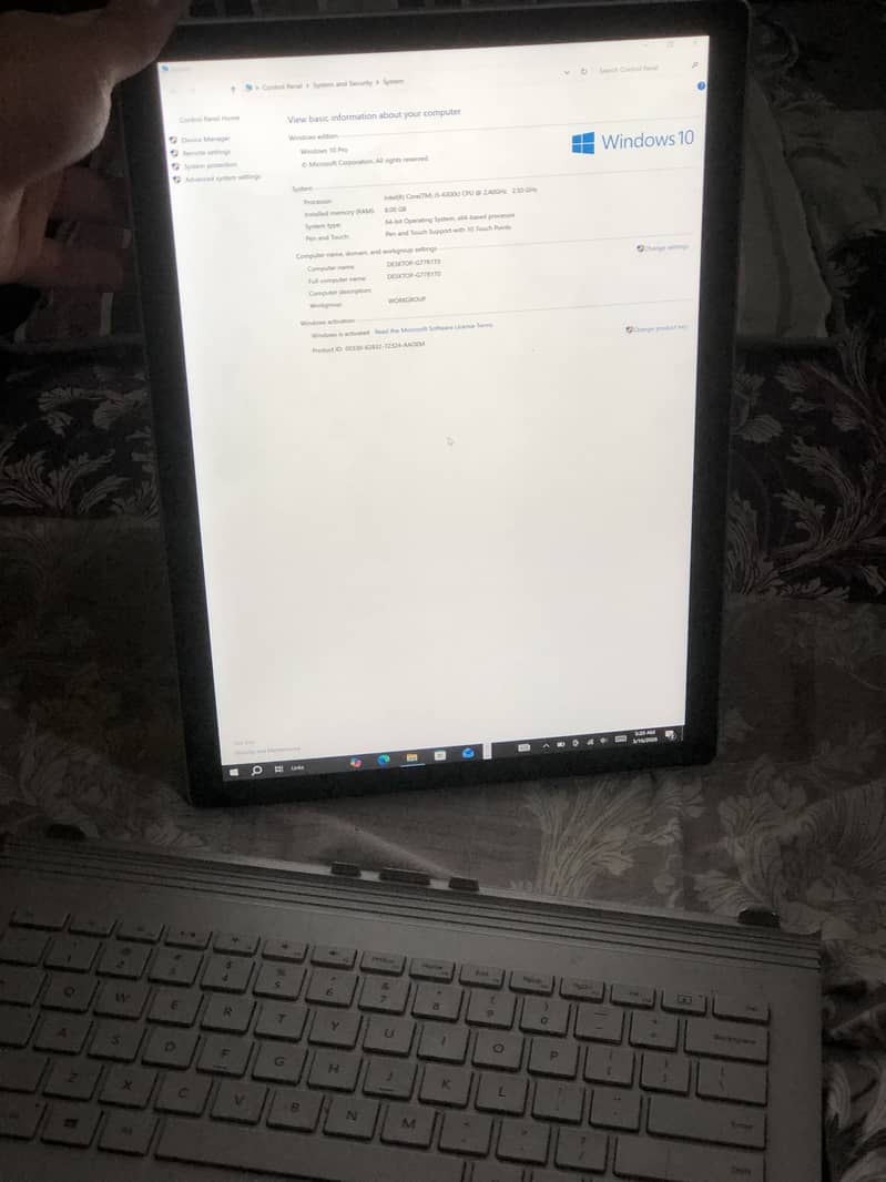 Microsoft Surface book 1 1