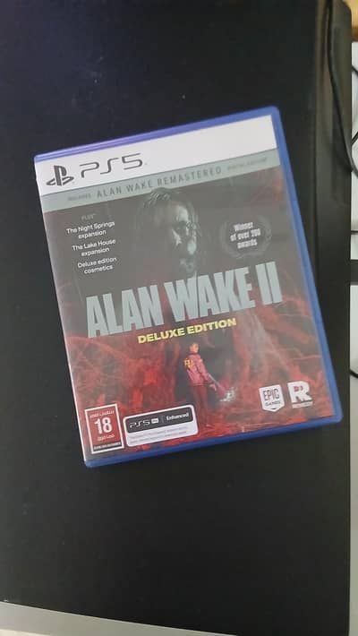 Alan awake 2 deluxe edition ps5 playstation game