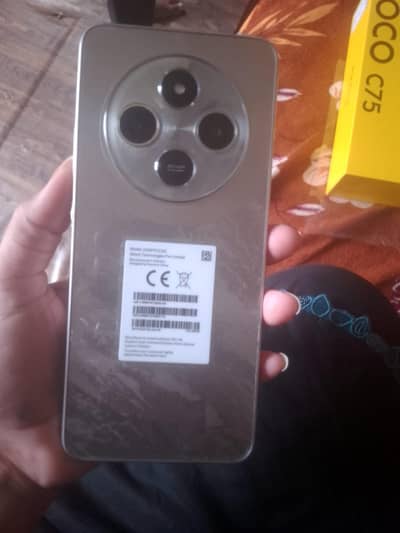 Poco c75 open box hai 3 month ues kia hai