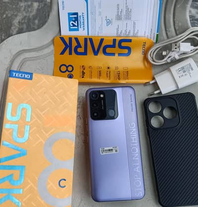 Tecno SparK 8C,*8/128GB,*ist Hand,Duel SiM*Lusssshh 10/9.5,!!