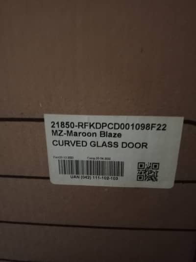 Urgent Sale. . . . . 21850 MODEL FULL SIZE PEL REFRIGERATOR