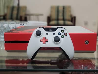Xbox One with iron Man marvel skin for sale