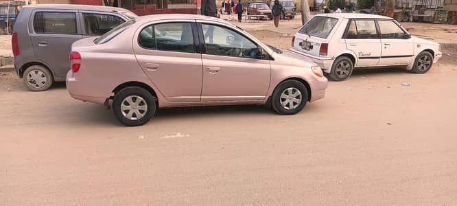 Toyota Platz model 2002/2006 Rose Metallic color