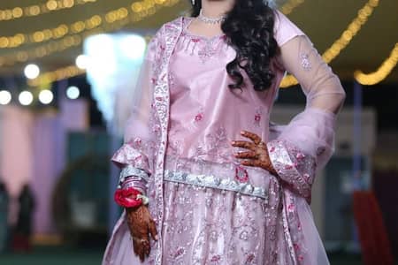 Elegant pink & purple |lehanga choli | wedding wear