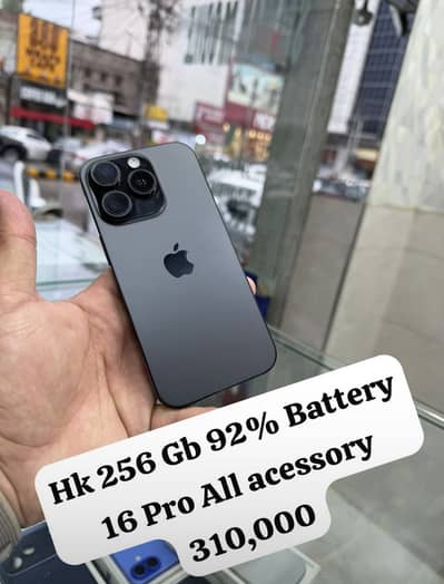 Apple iPhone 16 Pro 92% health 256gb HK model dual sim