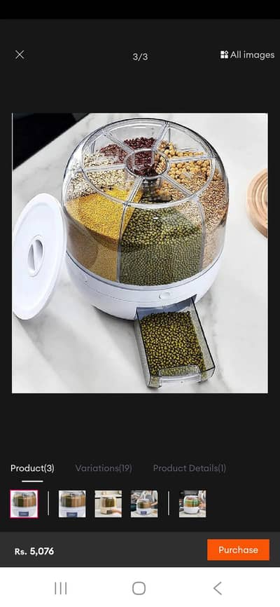 NEW BOX PACK GRAIN STORAGE CONTAINER