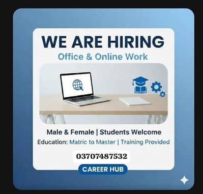 part time full time and online work available