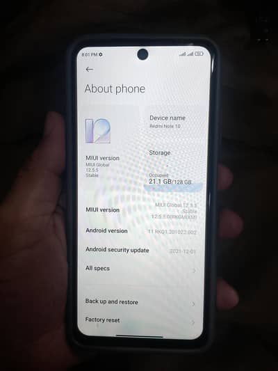 Redmi note 10 128gb  PUBG 60fps pta approved only mobail