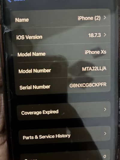 iPhone XS PTA approved good condition rose golden