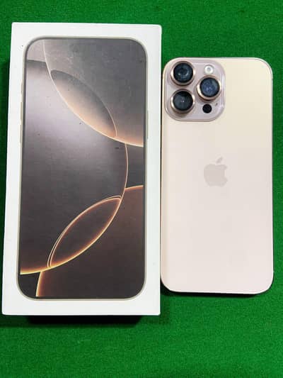 iphone 16 pro max master with box / dual PTA / urgent Sale