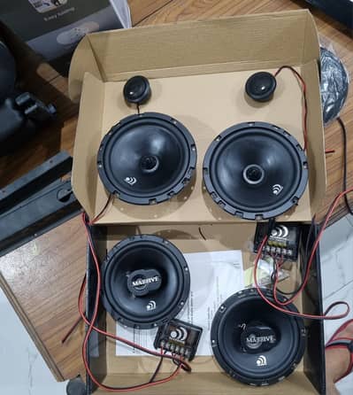 Massive Audio MX65S - 6.5" 2-Way 50 Watts RMS Shallow Coaxial Speakers