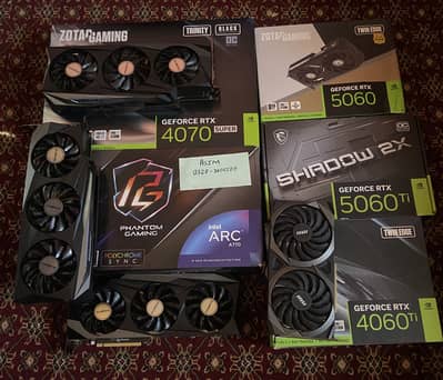 RTX 4070S / 5060Ti / 5060 / 3070 / RX 7900XT 7800XT