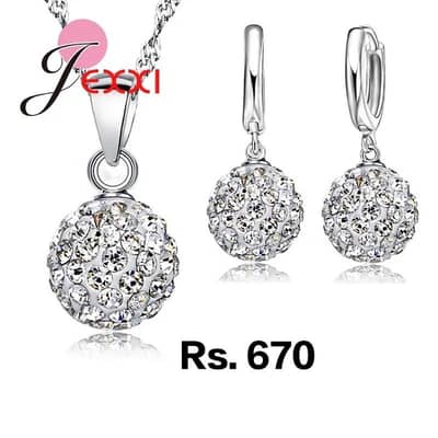 Earrings and Necklace Korean fashion Design