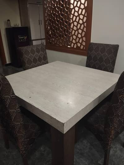 Dining table with 4 chairs,,Center table